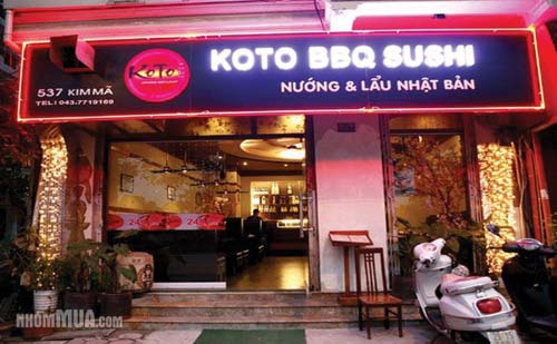 Nhà hàng Koto BBQ Sushi