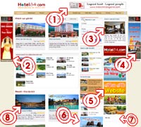 Quảng cáo khách sạn trên hotels84.com