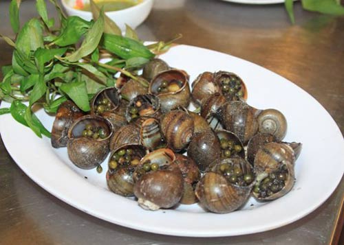 Ốc Lác nướng