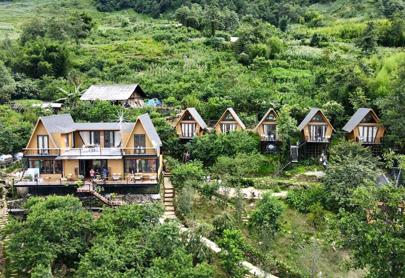 Mây Village Sapa - Bungalow săn Mây cực đẹp trên đỉnh núi Hầu Chư Ngài