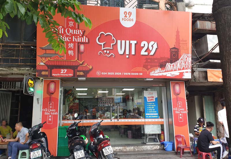 Quán Vịt 29 - Vịt Quay Bắc Kinh tại 29 Nguyễn Thượng Hiền, Hà Nội