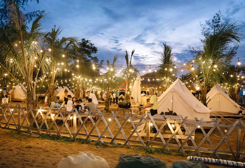 Halo Glamping - Điểm cắm trại, vui chơi, ăn uống tại bãi biển Quảng Hải, Thanh Hóa