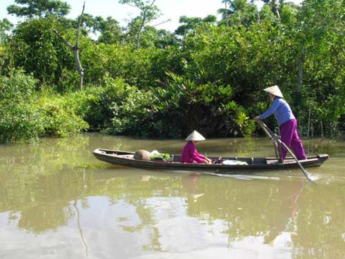 Cù lao Tân Qui Trà Vinh