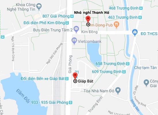 Nhà nghỉ - Khách sạn cạnh bến xe Giáp Bát