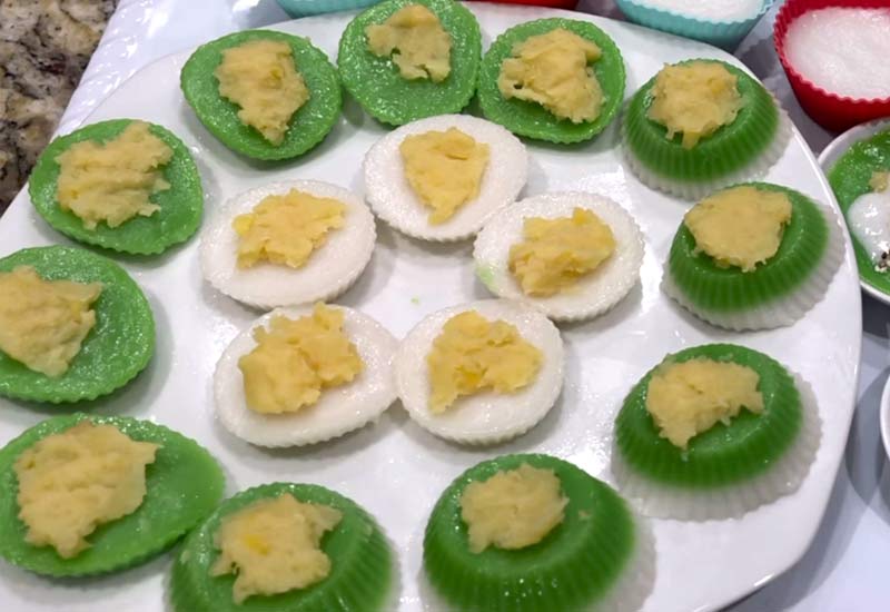 Bánh bèo lá dứa Miền Tây
