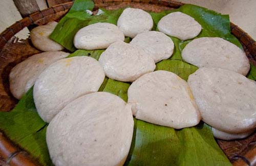 Bánh Dày người Mông ở Hồng Ngài