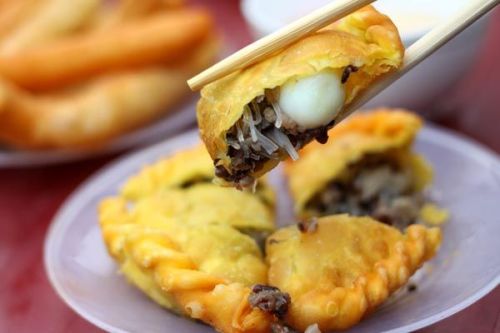 Bánh gối bánh rán mặn