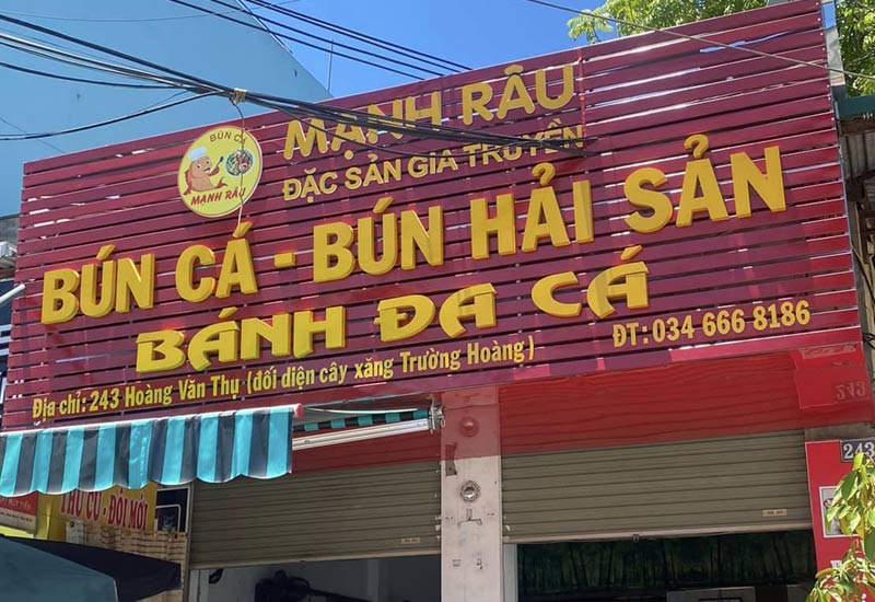 Bún Cá Mạnh Râu - 243 Hoàng Văn Thụ, Thành phố Hòa Bình