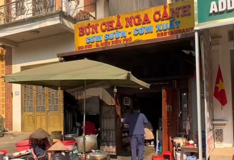 Bún Chả Nga Cảnh - Quán Bún Chua ở 596 Điện Biên Phủ, Sapa