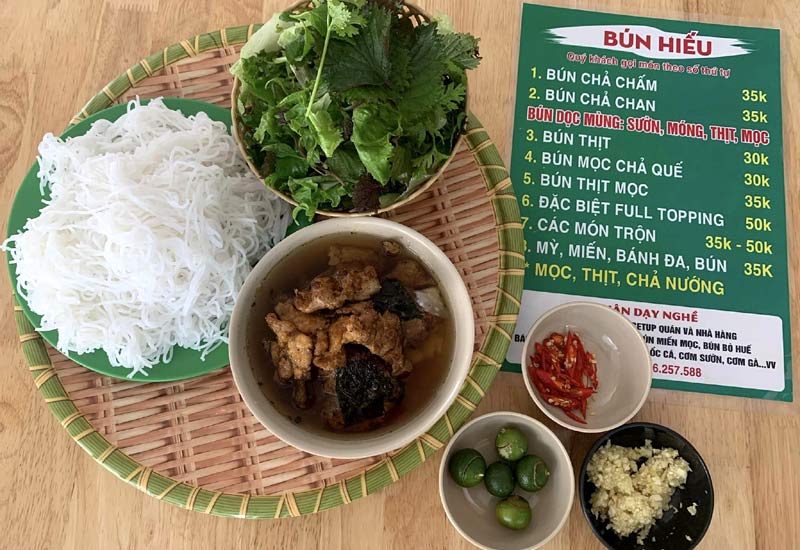 Bún Hiếu - Quán Bún Chả 35k ở 12 K6A ngõ 48 Tạ Quang Bửu, Hai Bà Trưng, Hà Nội