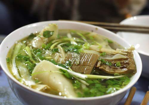 Bún ngan Hà Nội