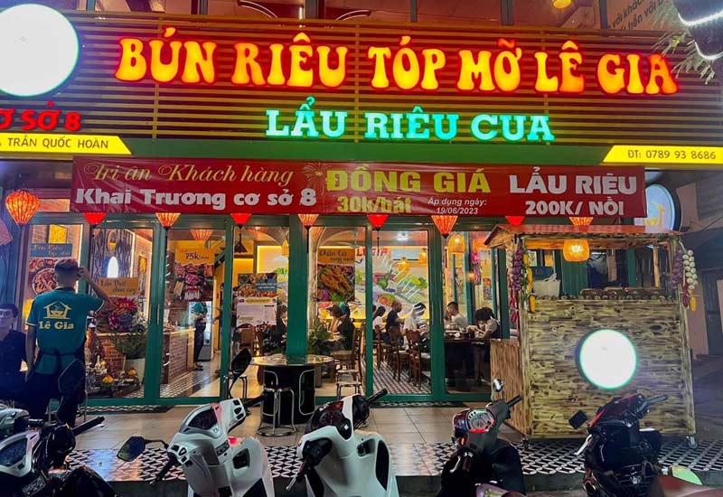 Bún Riêu Tóp Mỡ Lê Gia - 201A Trần Quốc Hoàn, Cầu Giấy, Hà Nội