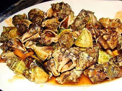Các món ốc Hạ Long