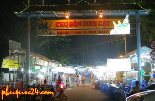 Chợ đêm Dinh Cậu Kiên Giang
