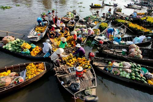 Chợ nổi Cái Răng Cần Thơ