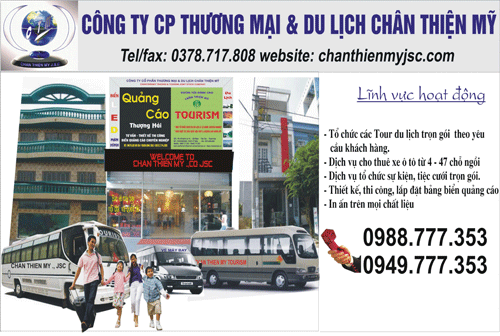 Công ty cổ phần thương mại và Du lịch Chân Thiện Mỹ