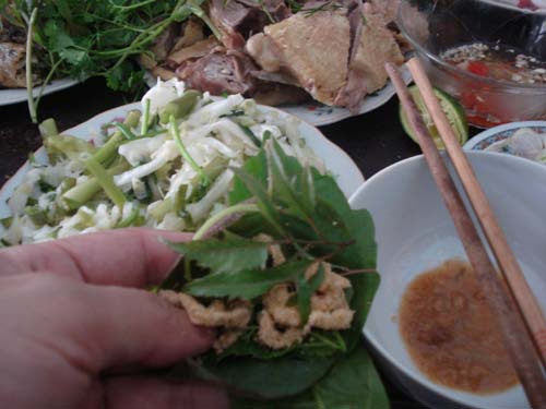 Gỏi cá nhệch Ninh Bình