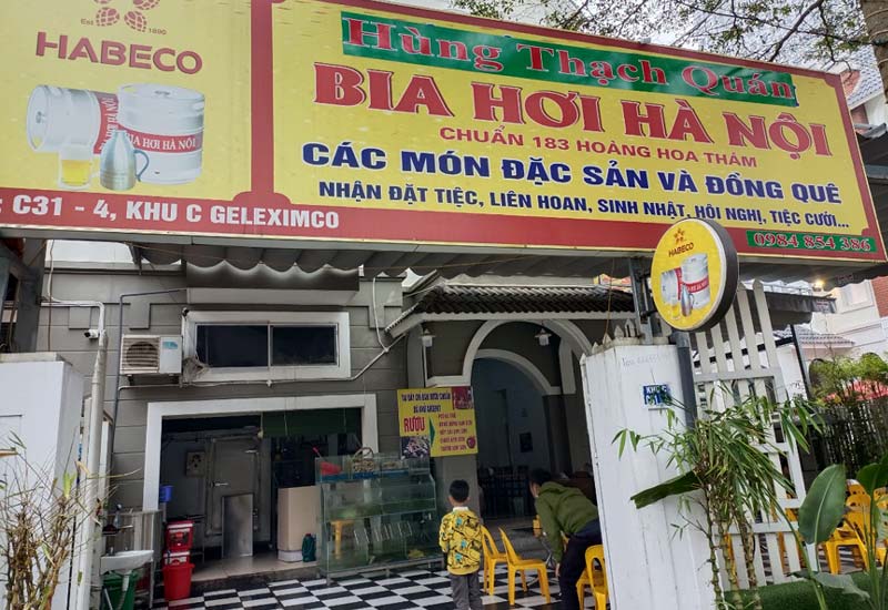 Hùng Thạch Quán - Bia Hơi Hà Nội tại C31-4 khu C đường Lê Trọng Tấn, Hà Đông