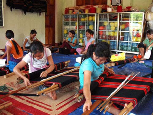 Làng dệt thổ cẩm Châu Phong An Giang