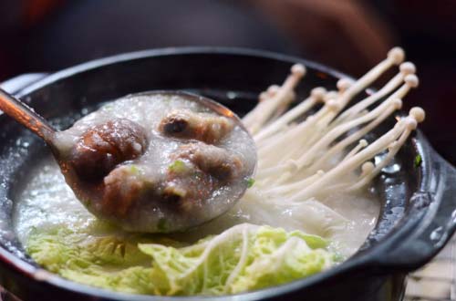Lẩu cháo sườn