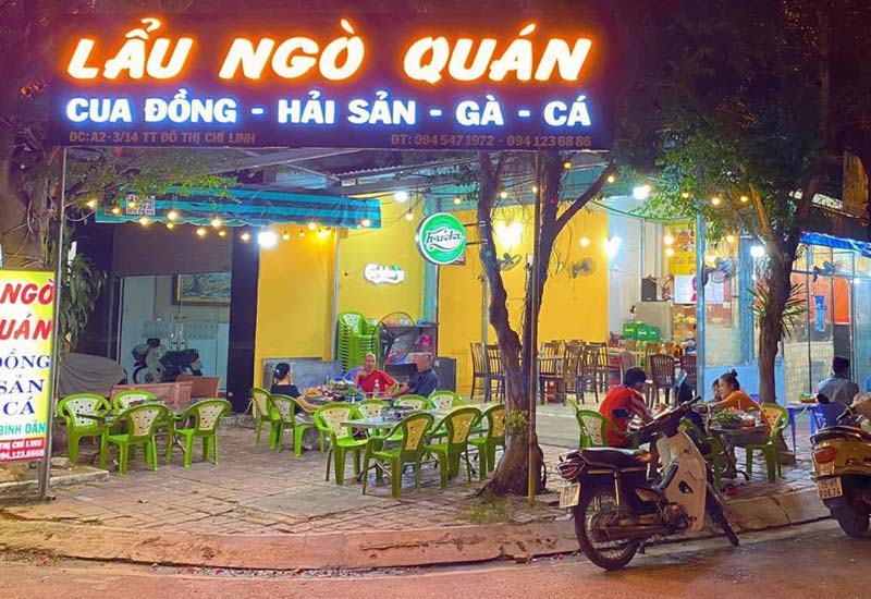 Lẩu Ngò Quán - Nhậu hải sản bình dân tại TT Đô Thị Chí Linh, Vũng Tàu