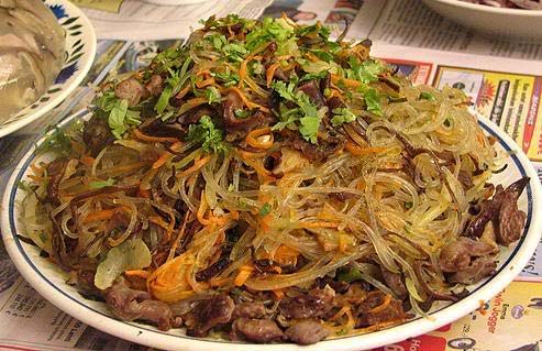 Miến lươn trộn Hà Nội