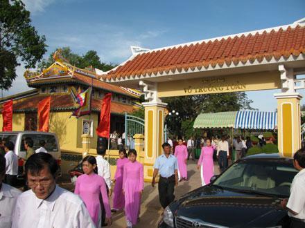 Mộ nhà giáo Võ Trường Toản Bến Tre