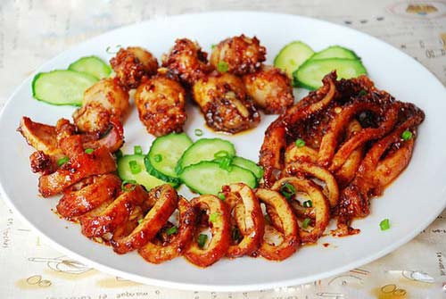 Mực cơm chiên giòn Đà Nẵng