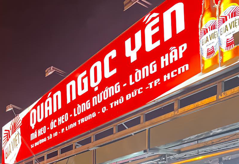 Quán Ngọc Yến - Quán Má Heo ở thành phố Thủ Đức