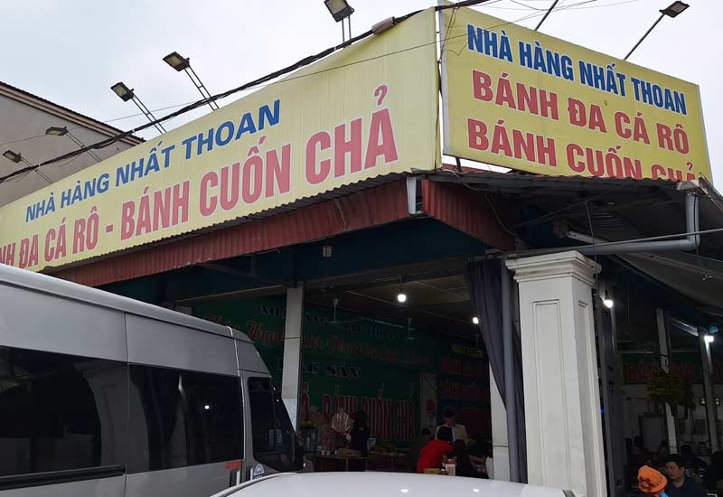 Nhà Hàng Nhất Thoan - Bánh đa cá rô ở Phủ Lý