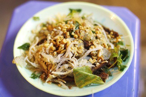 Nộm sứa thịt bò cay Hà Nội