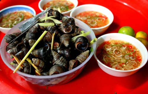 Ốc luộc Hà Nội