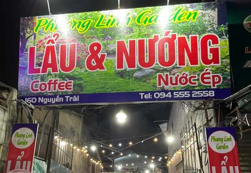 Phương Linh Garden - Lẩu & Nướng tại 160 Nguyễn Trãi, Hà Nội