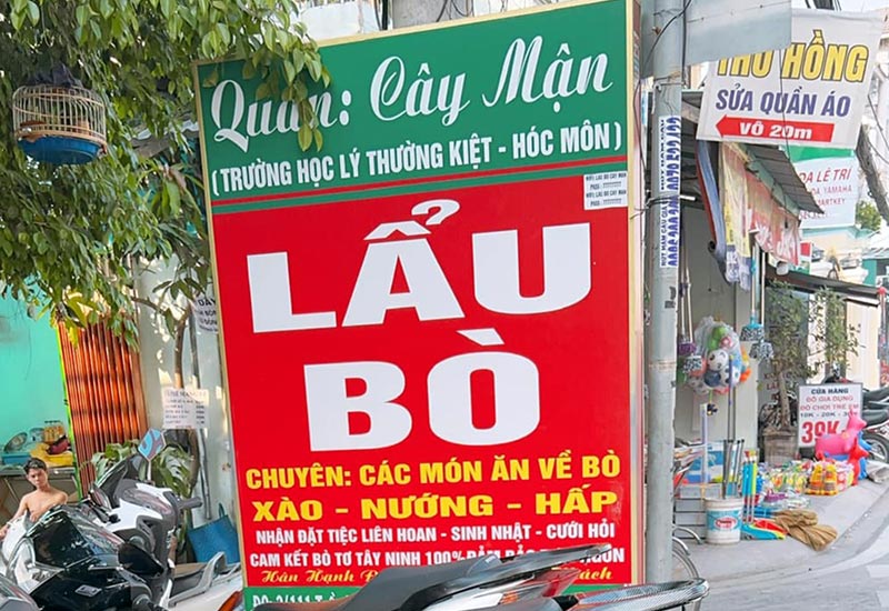 Lẩu Bò Cây Mận - Quán lẩu Bò, Lẩu đuôi Bò ở 3 Trần Thị Bốc, Hóc Môn, Thành phố HCM