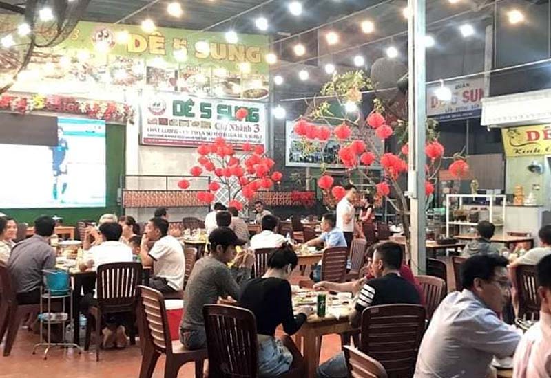 Dê 5 Sung Biên Hoà - Quán nhậu chuyên thịt Dê tại 68/3 Hoàng Văn Bổn, Biên Hòa