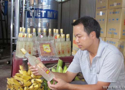 Rượu chuối Yên Châu