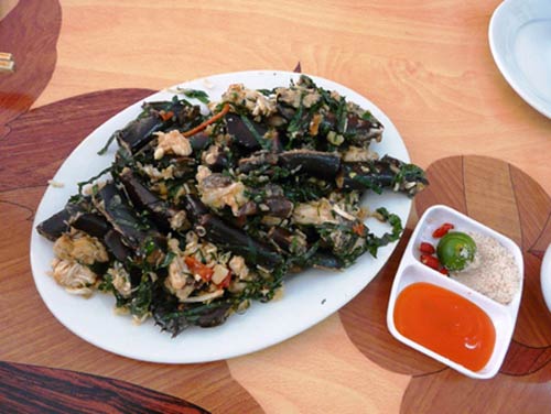 Đặc sản Cát Bà - Sam 7 món