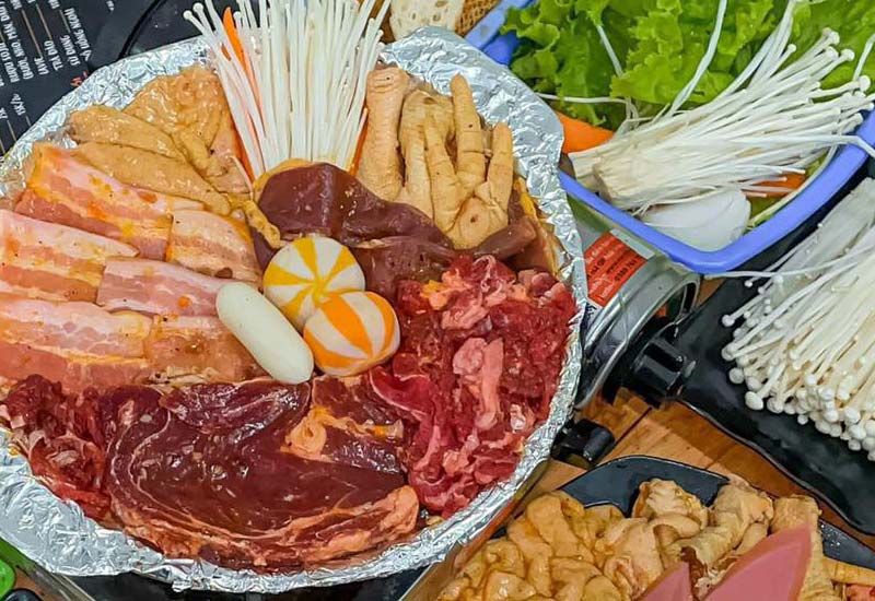 Mr Mlem - Quán Buffet Bò Nầm Nướng tại 144 Phó Đức Chính, Ba Đình