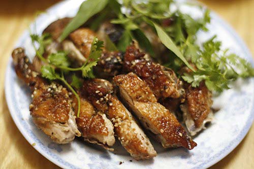 Vịt nướng than Hà Nội