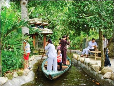 Vườn nhà ông Sáu Dương Cần Thờ