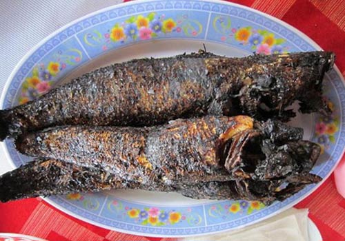 Đĩa cá lóc nướng